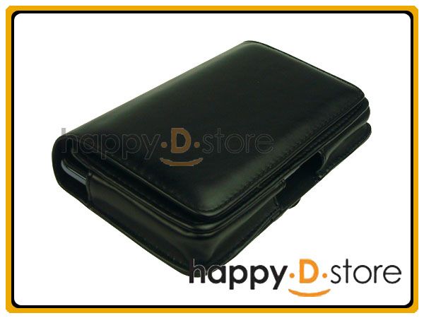 Horizontal Black Leather Case with Belt Clip for Samsung Galaxy Note 