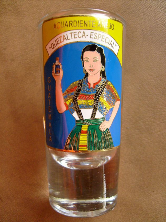   Quetzalteca indita especial Aguardiente Tequila Shot Glass  