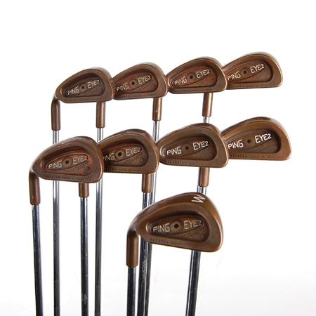 Ping Eye2+ Beryllium Copper BeCu Irons 2 PW Stiff Flex LH  