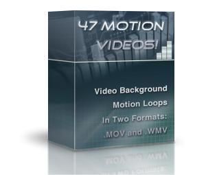 47 Professional Motion Video Background Loops On CD  