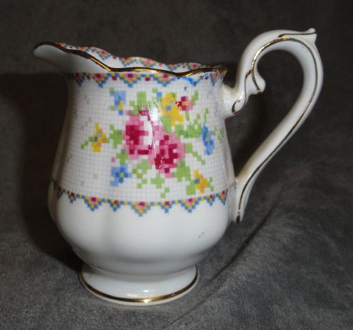 Vintage ROYAL ALBERT Petit Point China MINI CREAMER  