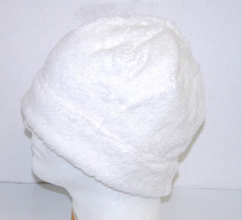 NEW Unisex Winter Beanie Fleece Skull Ski Cap Hat White  
