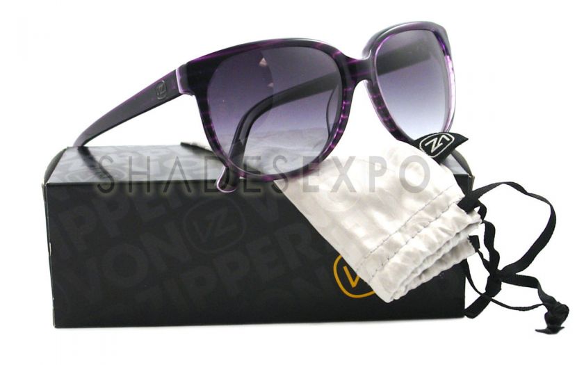 NEW Von Zipper Sunglasses VZ SPAZZ PURPLE PGR AUTH  