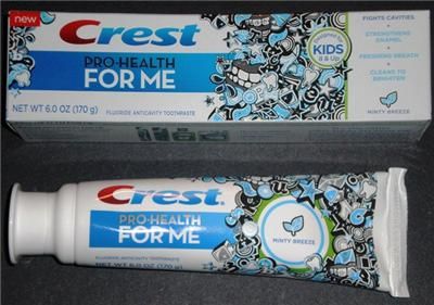 NEW KIDS CREST FLUORIDE PRO HEALTH MINT TOOTHPASTE 8+  