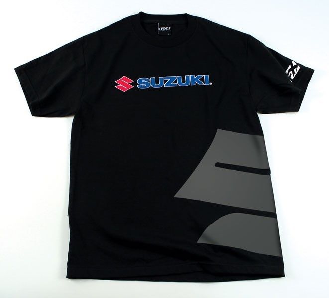 NEW FACTORY EFFEX FX SUZUKI BIG S T SHIRT BLACK BLK  