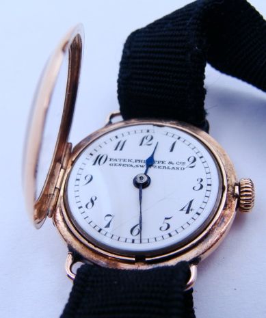 Ladies Vintage 18K Yellow Gold Patek Phillipe Watch  