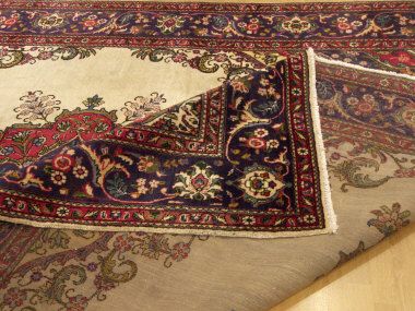 13 Beautiful Handmade Antique 1940s Persian Tabriz Serapi Wool 