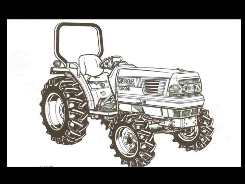 KUBOTA L3010 L3410 L3710 L4310 L4610 TRACTOR MANUAL  