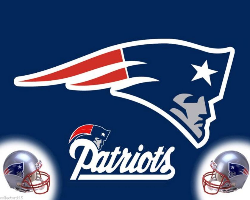 New England Patriots Football Edible Cake Image Topper  