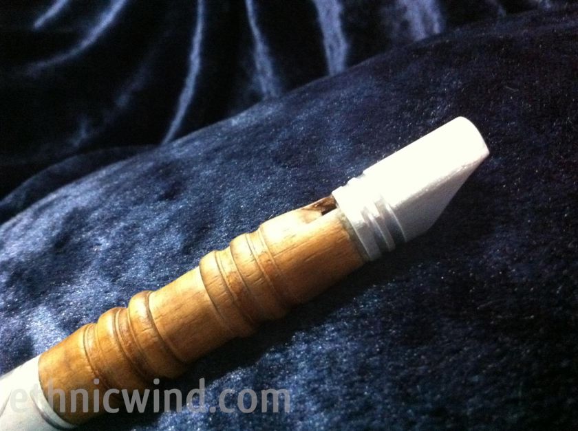 Mahogany Wooden High D Irish Tin Penny Whistle wood from ethnicwind 