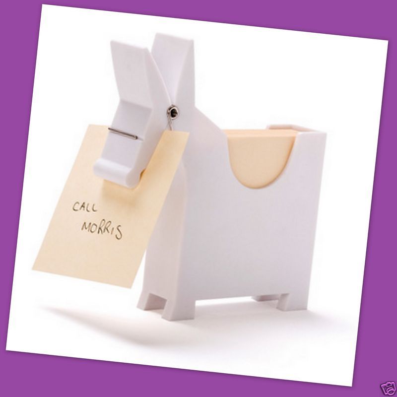 Morris Memo Donkey Note Holder Stand Business Card Clip  