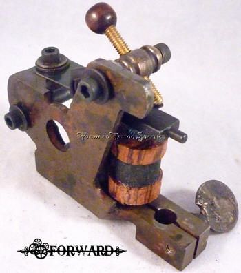 Old School Black Widow Liner Tattoo Machine Wood Washers 8 32 Pro 