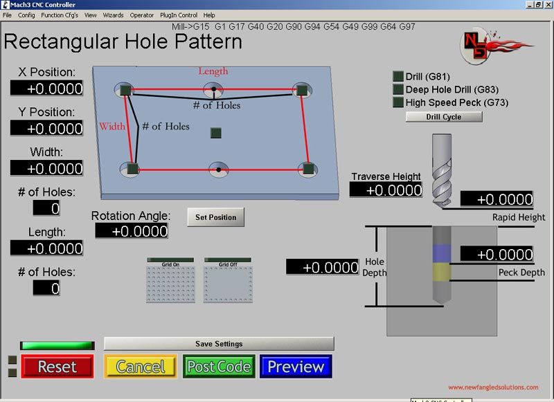  here, the Circular Pocket, Rectangular Pocket, and Circular Hole 