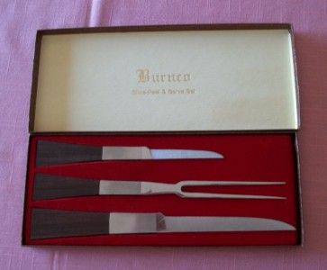   Piece Slice Peel & Serve Set with Walnut Handles (2 Knives and a Fork