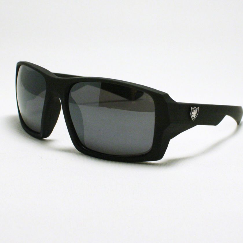 UNIQUE Design Retro Robot Square Sunglasses Matte BLACK  