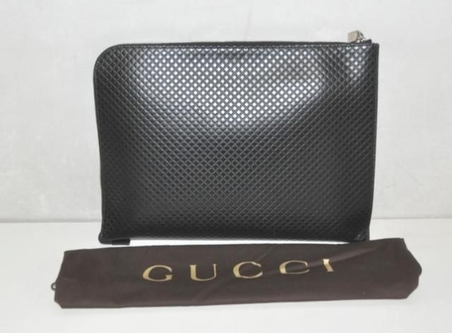 GUCCI BLACK LEATHER HILARY BUSINESS PORTFOLIO 268188AF41N1000  