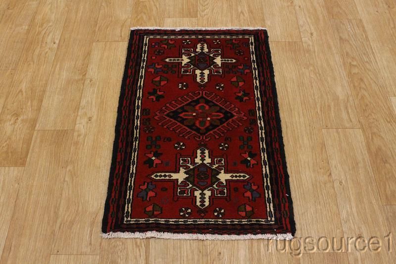 NEW ENTRANCE SIZE TRIBAL 2X3 GHARAJEH PERSIAN ORIENTAL AREA RUG WOOL 