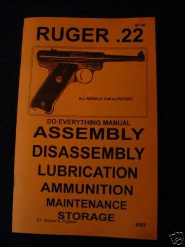 RUGER MKll .22 PISTOLS DO EVERYTHING MANUAL DISASSEMBLY  