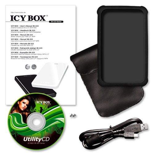 External Portable Hard Drive Mac Windows IcyBox 40GB 60GB 120GB 160GB 