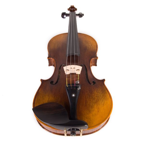 CECILIO CVN 600 1 Pc High Flame Back VIOLIN in 4/4 3/4  