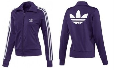 Adidas Originals Firebird Track Top Womens S SMALL Jacket EGGPLANT 