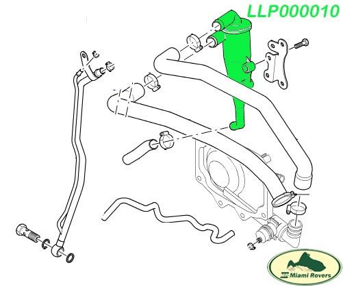 LAND ROVER OIL SEPARATOR ASSY RANGE 03 05 NEW  