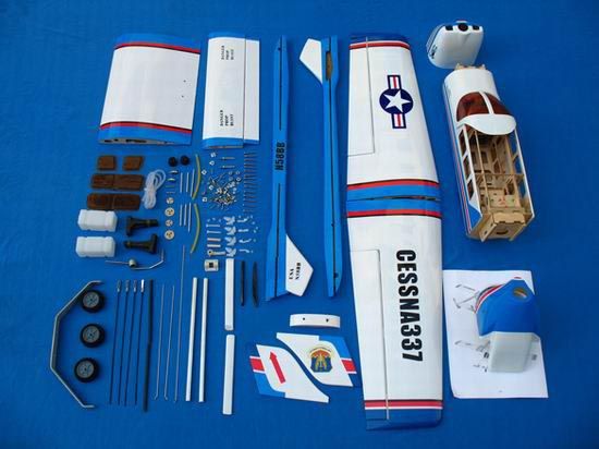 RC Plane Nitro Gas Cessna337 25 Airplane ARF Kits  