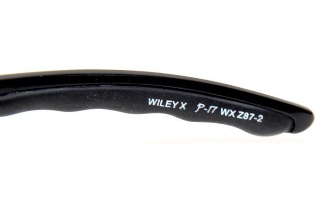 WILEY X P 17 GM BLACK POLARIZED AMBER SUNGLASSES  