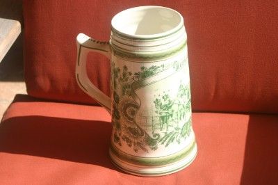 Giant Delft Green Heineken Beer Stein Delftsche Huys  