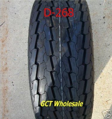 16.5X6.50 8 6 Ply Boat Trailer Tires PAIR DS7101  