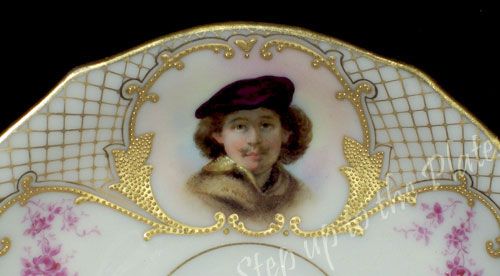 Lenox China Fantastic Vintage Artistry CAC Rembrandt & Wife Plate Hand 