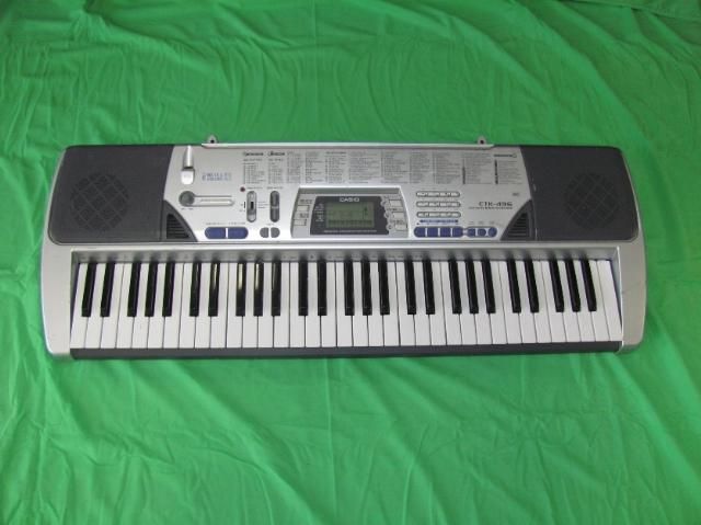 Casio Electric Portable CTK 496 100 Song Bank Keyboard  