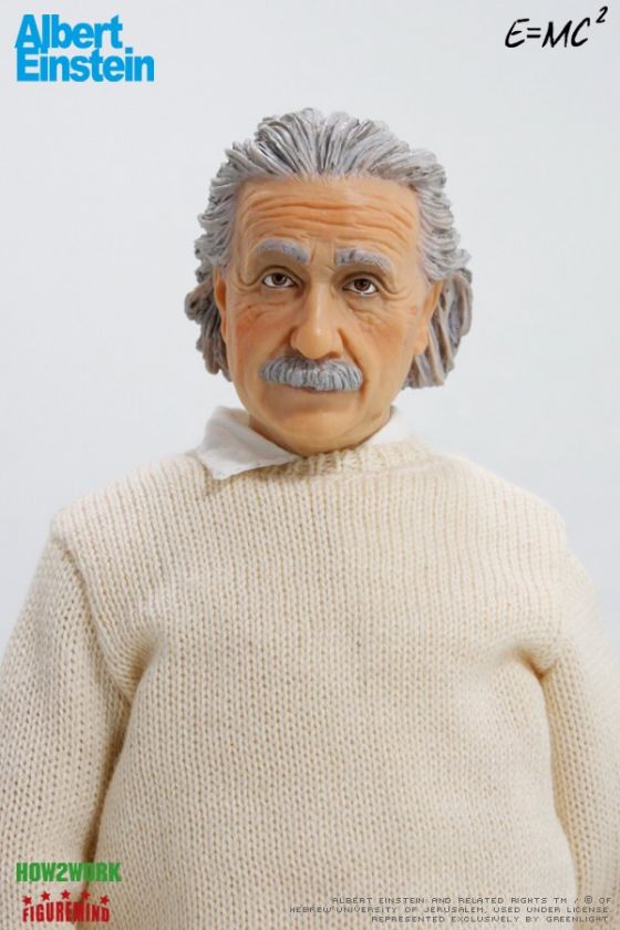 HOW2WORK 1/6 ALBERT EINSTEIN ACTON FIGURE NEW  