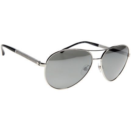 Coco CHANEL Sunglasses AUTHENTIC 4185 CH4185 Aviator Silver Denim