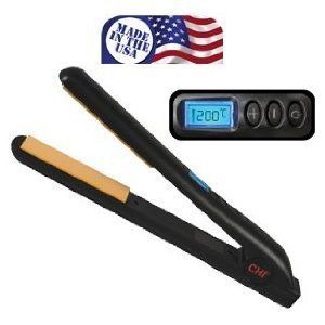 Chi Auto Digital Ceramic Ionic Far Infrared Flat Iron Made In Usa 100% 