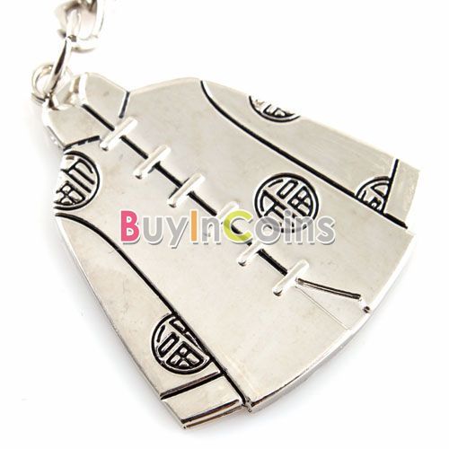 Lovely Chinese Costume Couple Keychain Key Chain Polished Pendant 