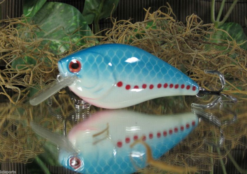 KDS Custom RC 2.5 Blue Bream Squarebill Crankbait Glow in the Dark 