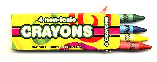 96 Packs of Crayons 4ct. not Crayola School Supplies *  