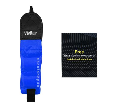 Waterproof Foam Digital Camera Floating Strap Blue  