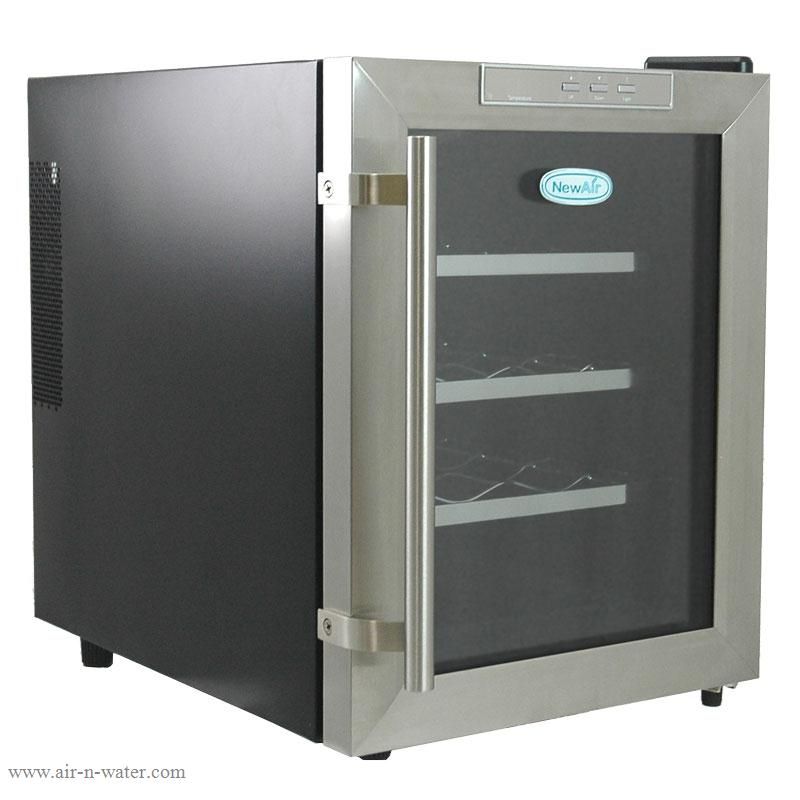   Wine Cooler With Stainless Steel Door Trim   