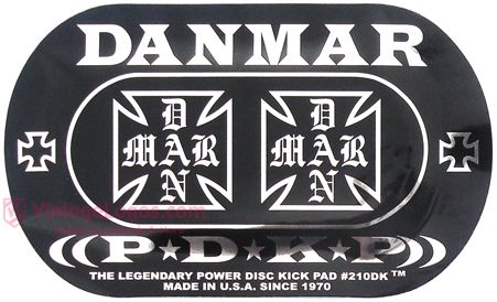 DANMAR 210DK Double Bass Drum Impact Pad   beater kick  