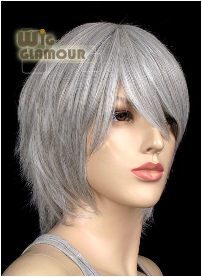 Axis powers Hetalia Russia Short Grey Hair Wig  