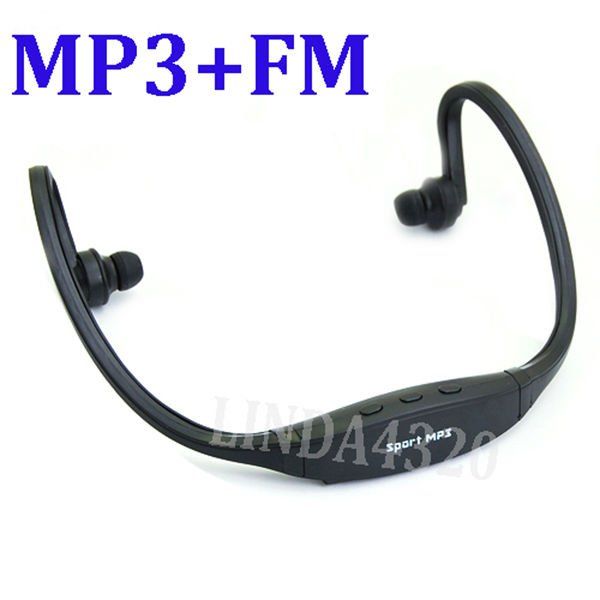   Wireless Headphone  player+4GB Micro SD TF Card with FM Radio