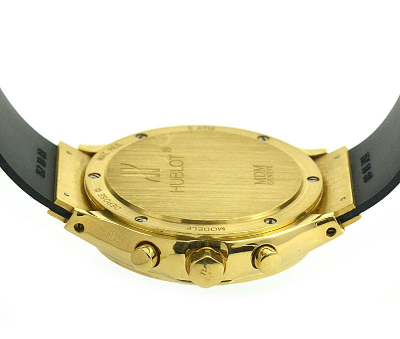 Hublot Geneve Mens MDM Watch 18k Gold Pre ( Big Bang ) Chrono  