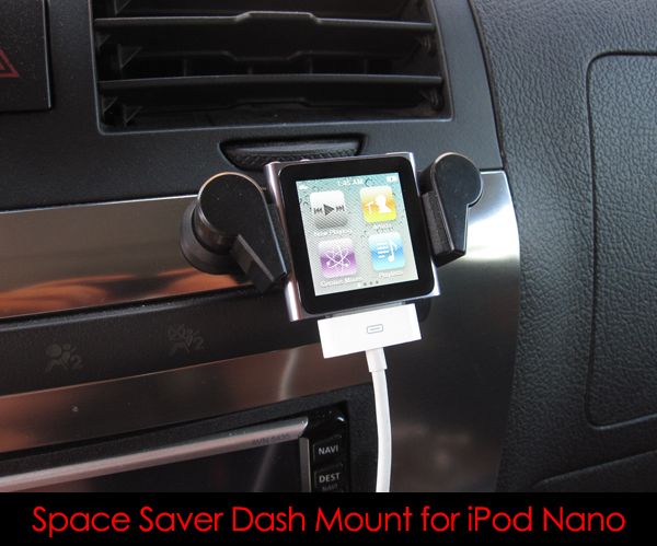 Space Saver Dash Car Mount Holder for iPod Nano 6G  