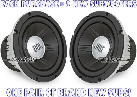 New JBL GTO1014 10 10 Car Sub Woofers/Subs 2800W 050036930451 