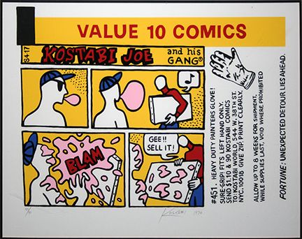   KOSTABI JOE LIMITED EDITION COMIC POP ART SEE MORE ON GALLART