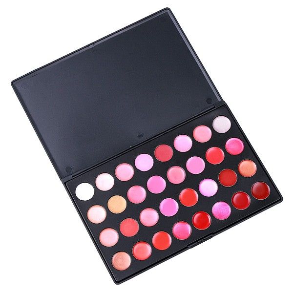   Color Professional Cosmetic Lip Lipsticks Gloss Palette Makeup Set Kit