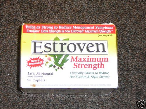 ESTROVEN, Maximum Strength 98 Caplets Safe All Natural.  