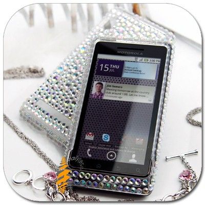 BLING Gem Hard SKIN Case Motorola Droid Global 2 A955  